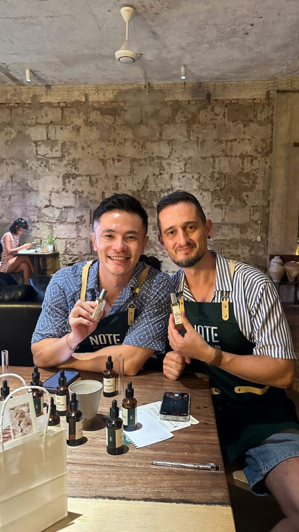 Perfume making workshop partnerships