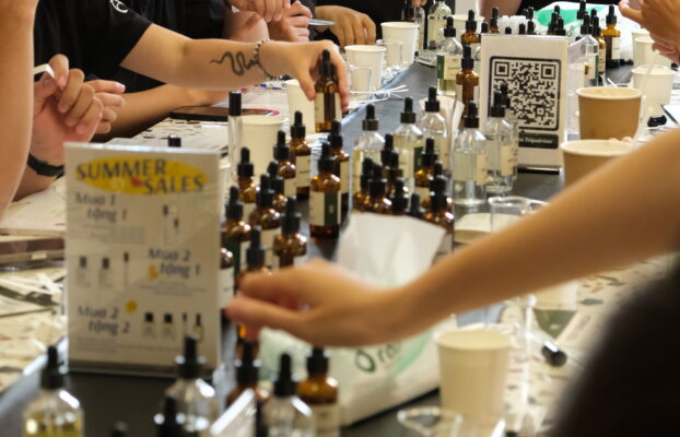 NOTE The Scent Lab A mustvisit destination in Ho Chi Minh City Perfume Workshop by NOTE The Scent Lab Perfume Making Workshop Vietnam Travel Experience Perfume Workshop Ho Chi Minh Cafe Apartment Thao Dien NOTE The Scent Lab
