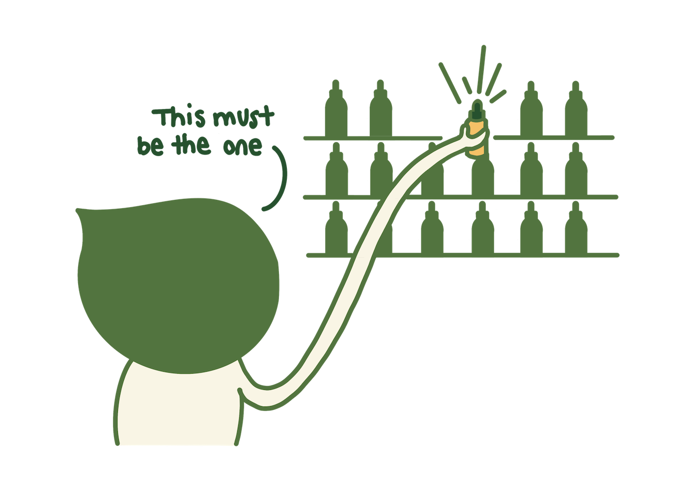 Xệ is choosing a bottle of essential oil Perfume Workshop by NOTE The Scent Lab Behind The Scent