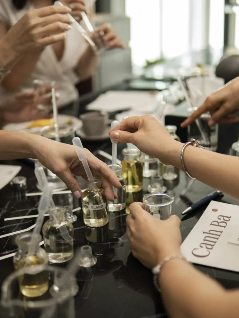 DIY Perfume Workshop Vietnam Travel Experience Perfume Making Workshop Ha Noi Local Activities NOTE   The Scent Lab