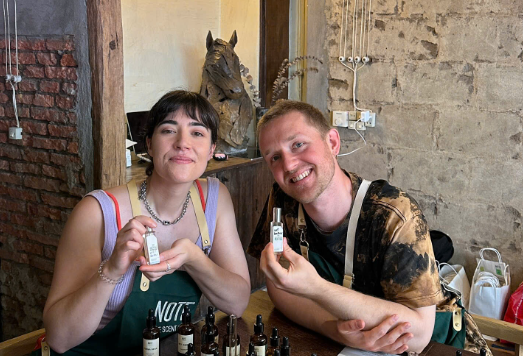 Couples couples perfume workshop matching perfume perfume making workshop Vietnam travel memory