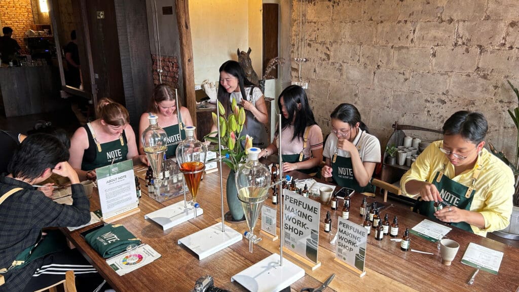 Perfume Making Workshop Vietnam Travel Experience Perfume Workshop Ho Chi Minh Cafe Apartment Thao Dien NOTE   The Scent Lab