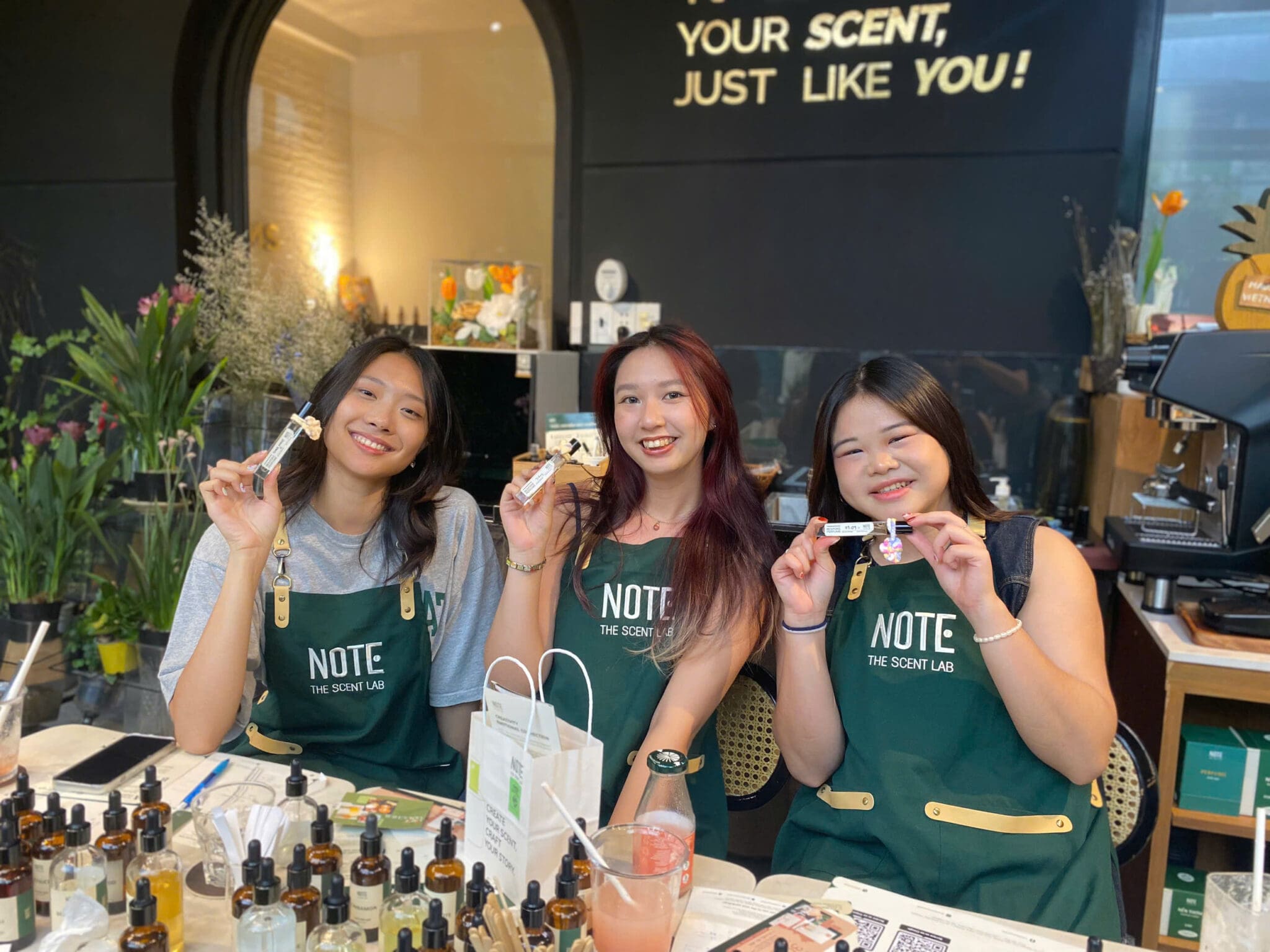 Perfume Making Workshop Vietnam Travel Experience Perfume Workshop Ho Chi Minh Cafe Apartment Thao Dien NOTE   The Scent Lab