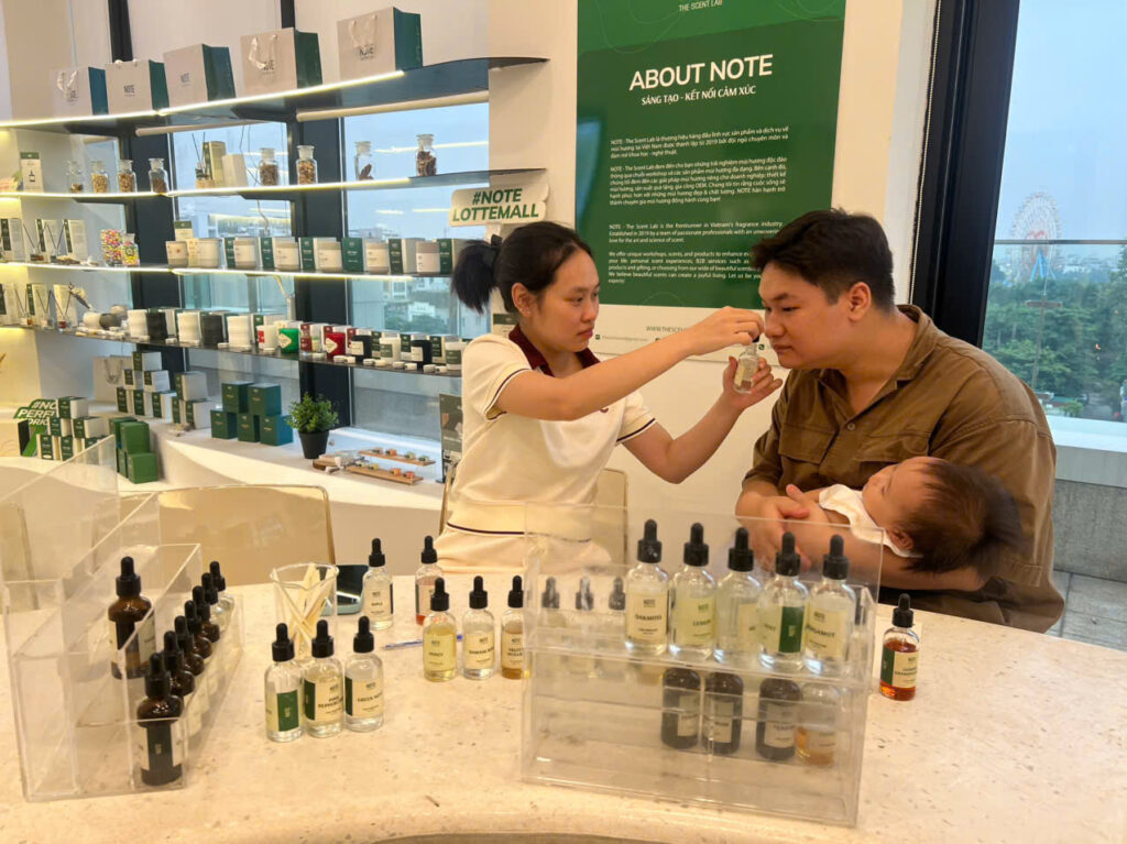 DIY Perfume Workshop Vietnam Travel Experience Perfume Making Workshop Ha Noi Local Activities NOTE   The Scent Lab