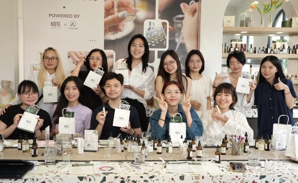 Perfume workshop B2B workshop Relationship building Client appreciation