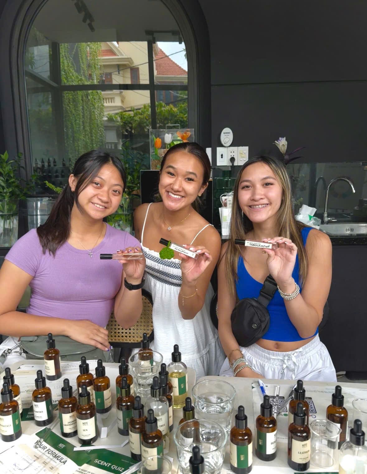 Custom Perfume Workshop, Signature Scent, Vietnam Travel Experience, Perfume Making Workshop Ho Chi Minh, Unique Souvenir Vietnam, NOTE - The Scent Lab.