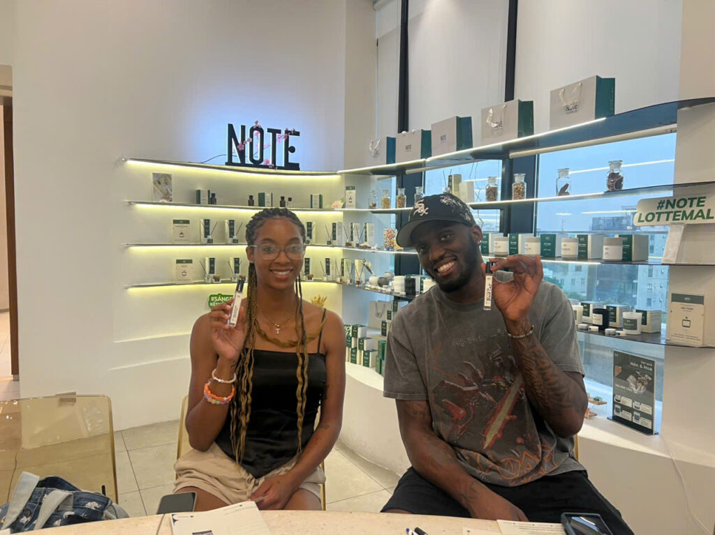 Couples couples perfume workshop matching perfume perfume making workshop Vietnam travel memory