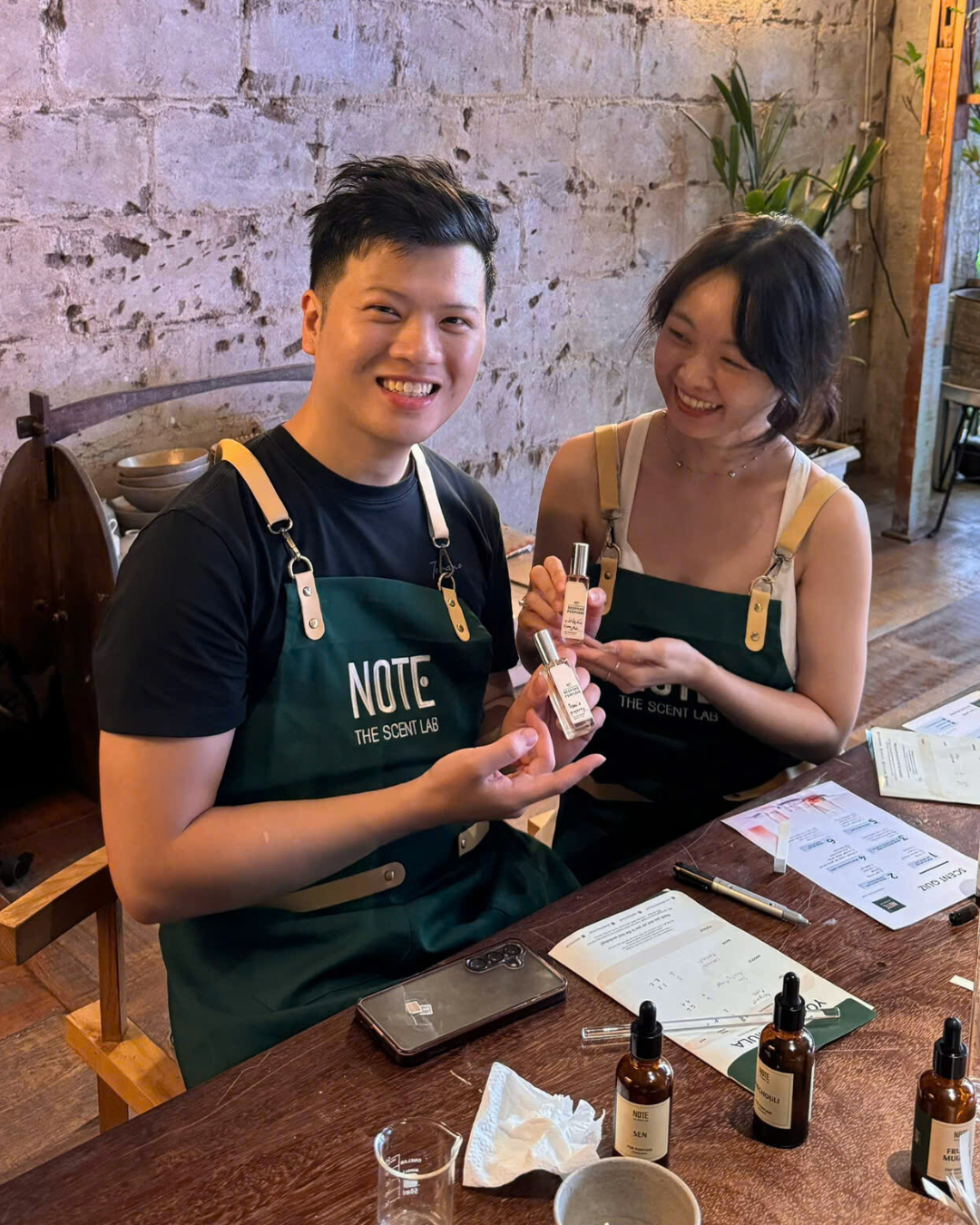 A glance through the rainy scent Perfume Workshop by NOTE The Scent Lab A glance through the rainy scent