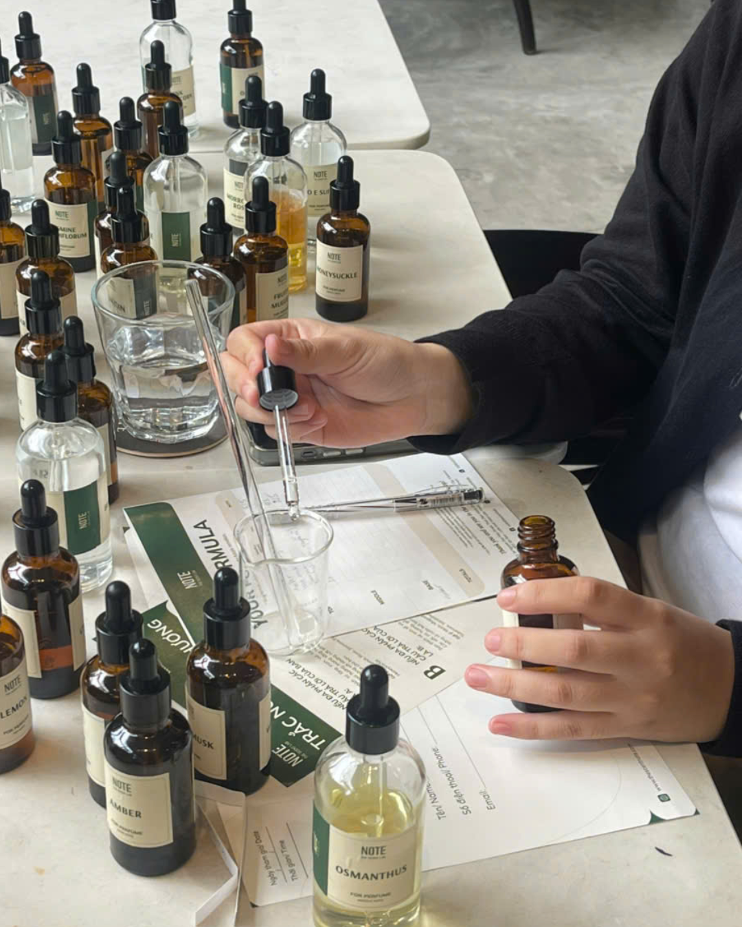 A glance through the rainy scent Perfume Workshop by NOTE The Scent Lab A glance through the rainy scent