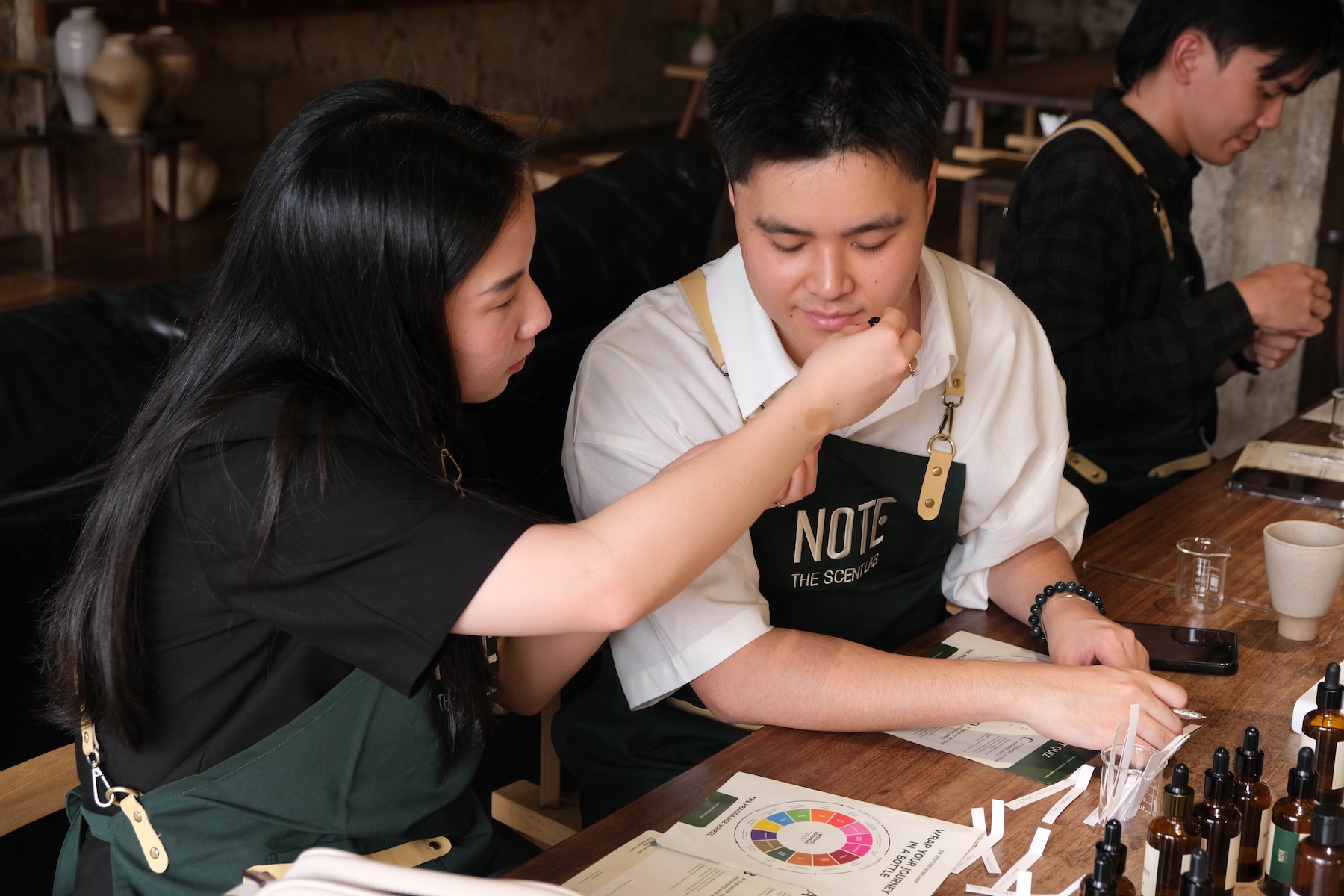 Perfume workshop for couple Perfume Workshop by NOTE The Scent Lab Perfume workshop for couple