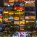 Cafe Apartment in Saigon downtown night