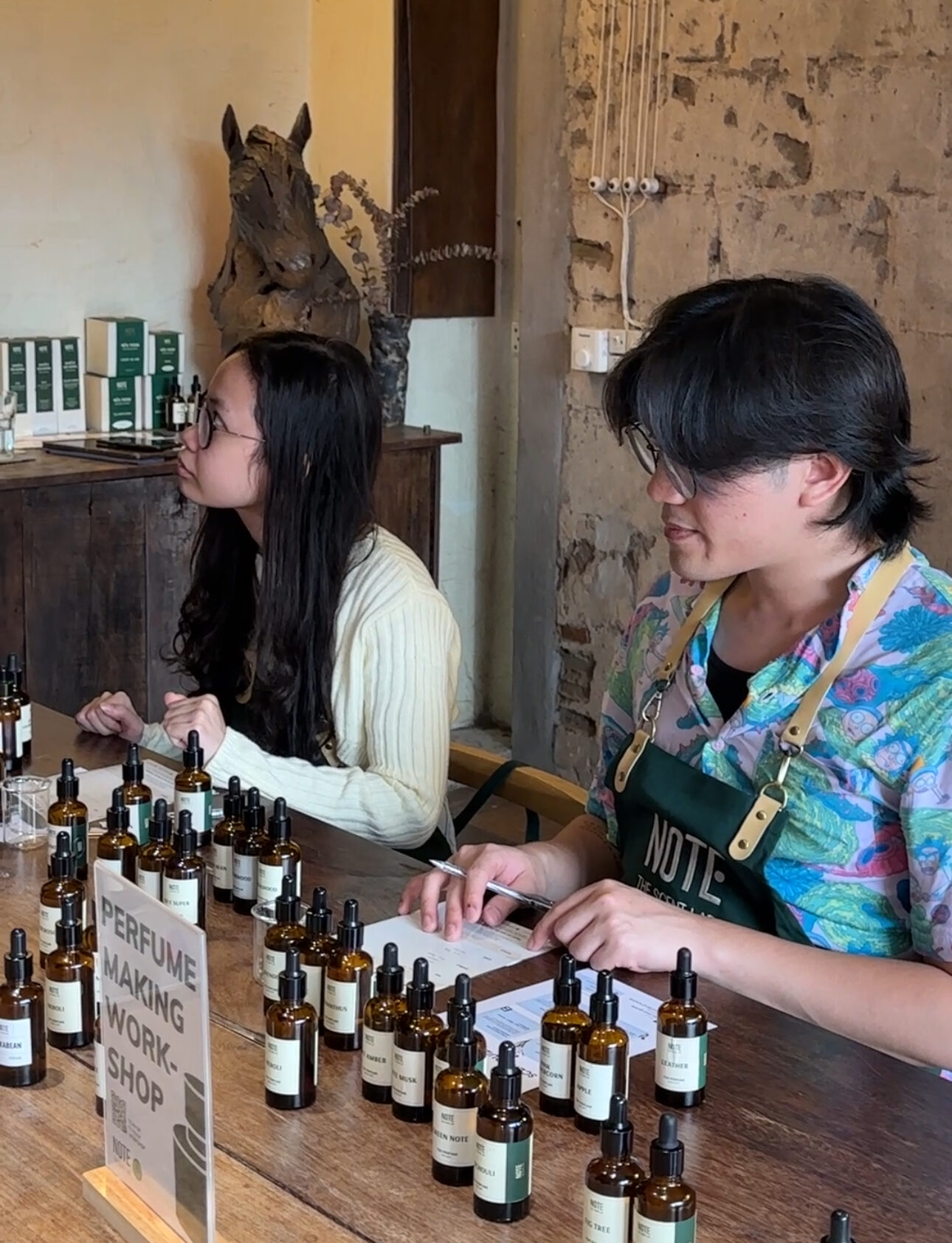 Perfume making workshop in Vietnam Perfume Workshop by NOTE The Scent Lab Perfume making workshop in Vietnam