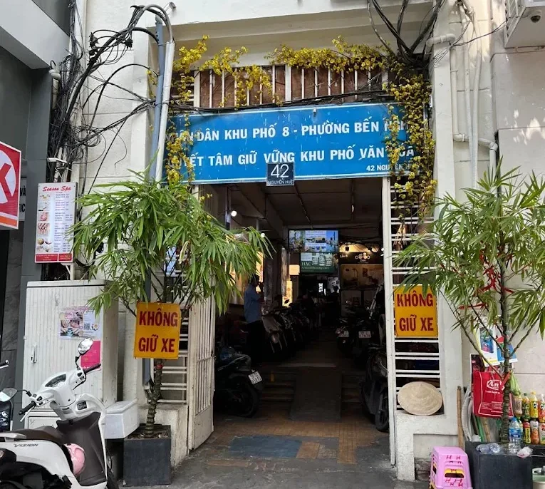 The Cafe Apartment Entrance Travel Guide Ho Chi Minh Itinerary