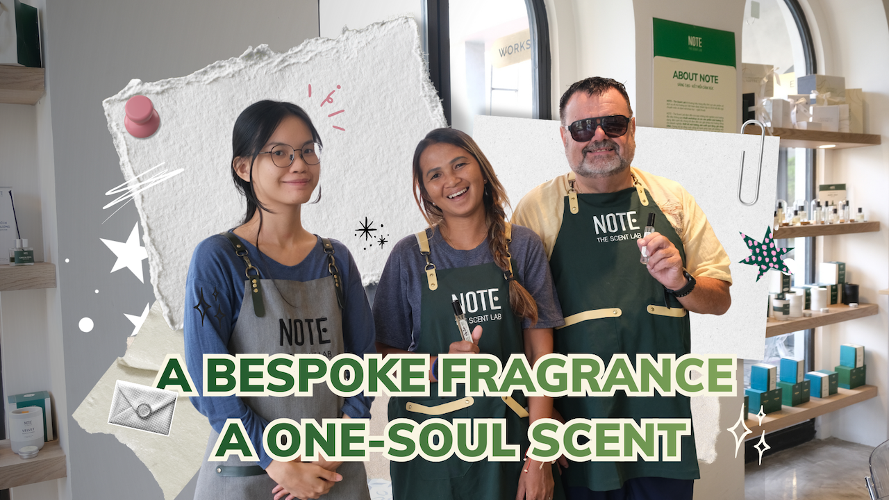 Bespoke fragrance Perfume Workshop by NOTE The Scent Lab Bespoke fragrance