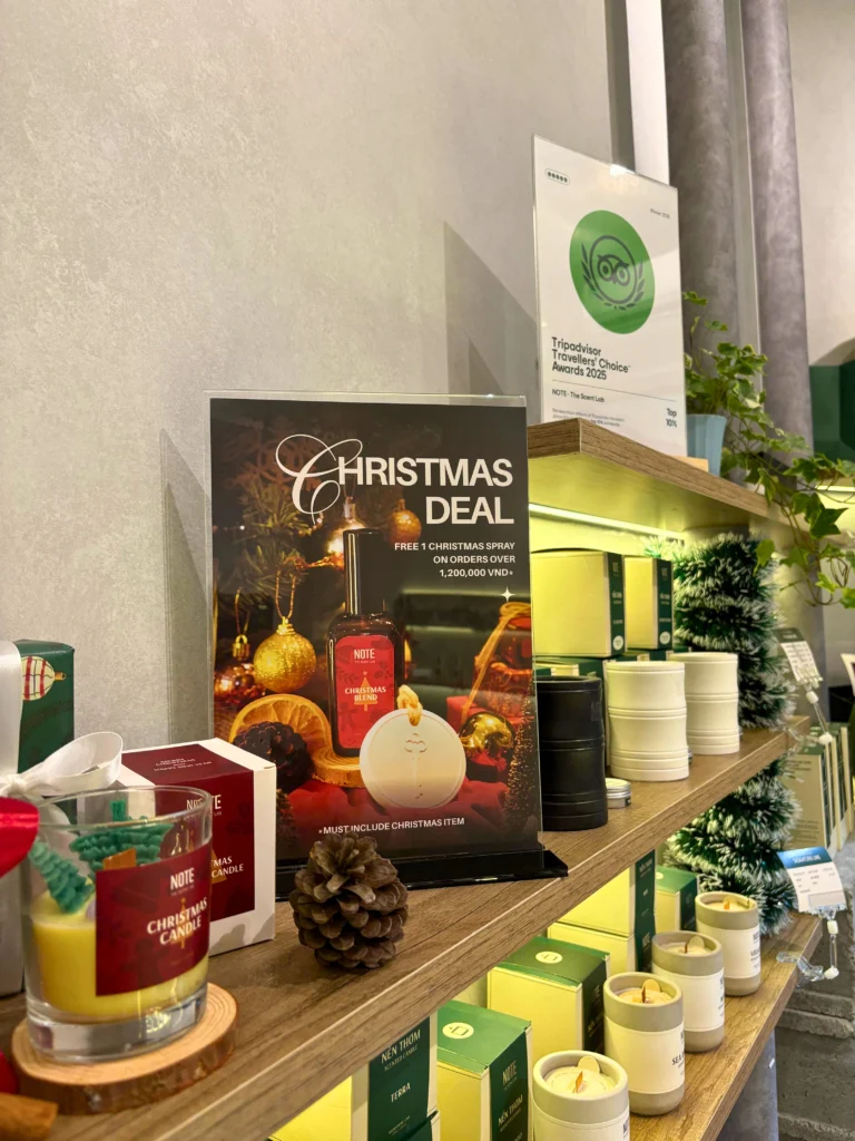 NOTE   The Scent Lab Nguyen Hue Cafe Apartment christmas activities in ho chi minh christmas activities in ho chi minh city 2025 christmas atmosphere in saigon