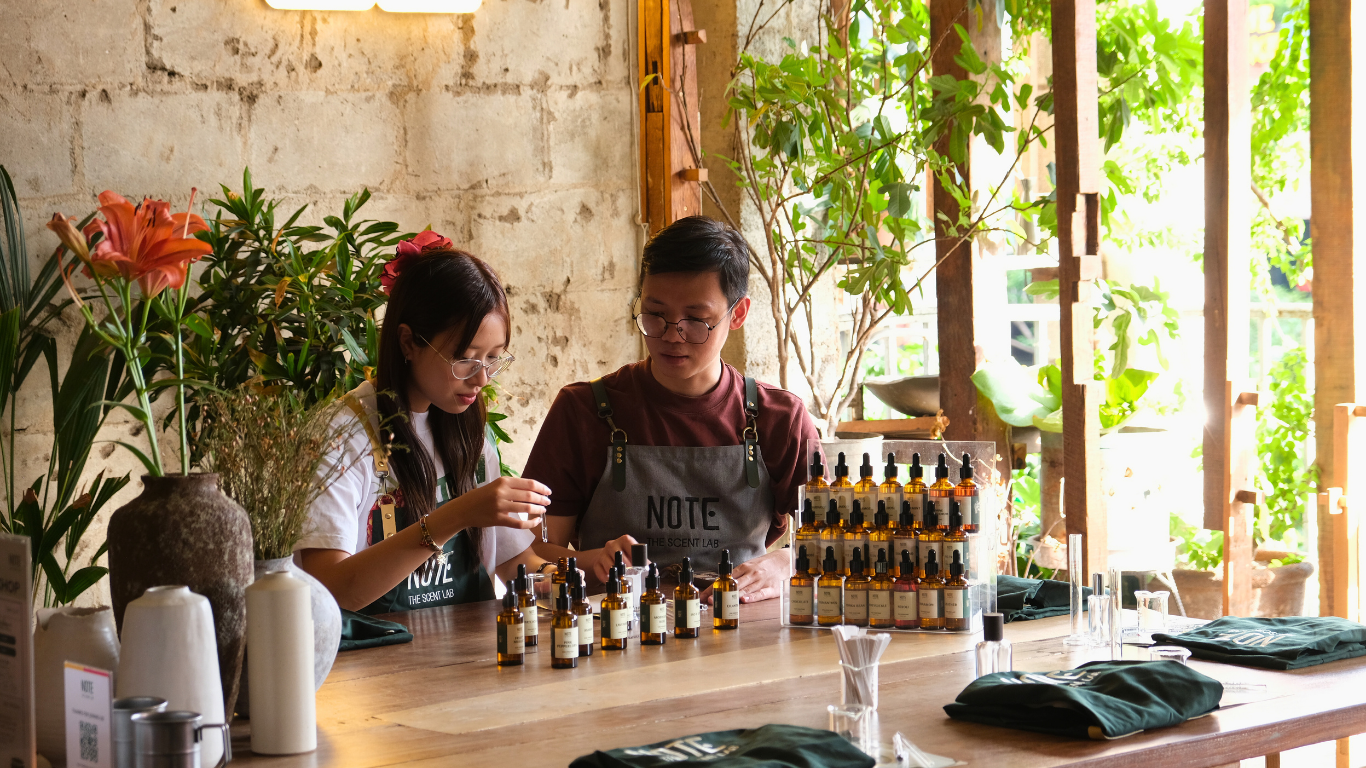 Untitled design 2 Perfume Workshop by NOTE The Scent Lab indoor activities in Saigon Workshops open during Tet Vietnam Tet 2026