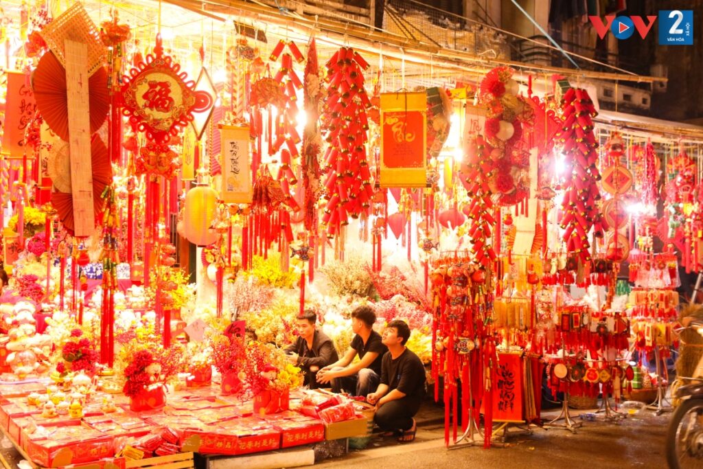 Hanoi Old Quarter during Tet