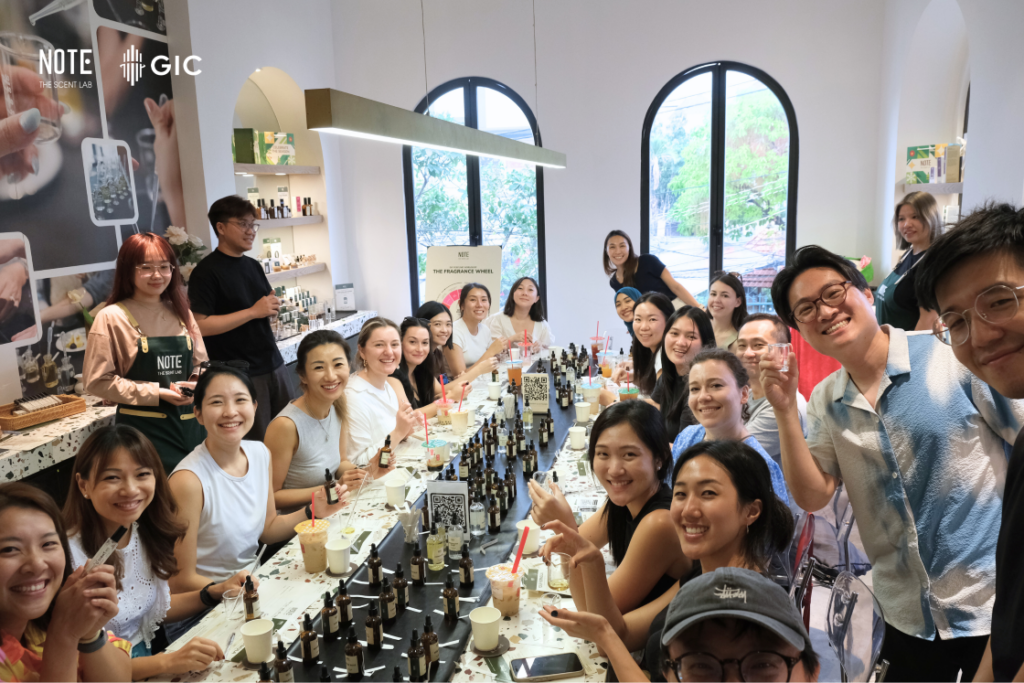 corporate perfume making workshop in Vietnam