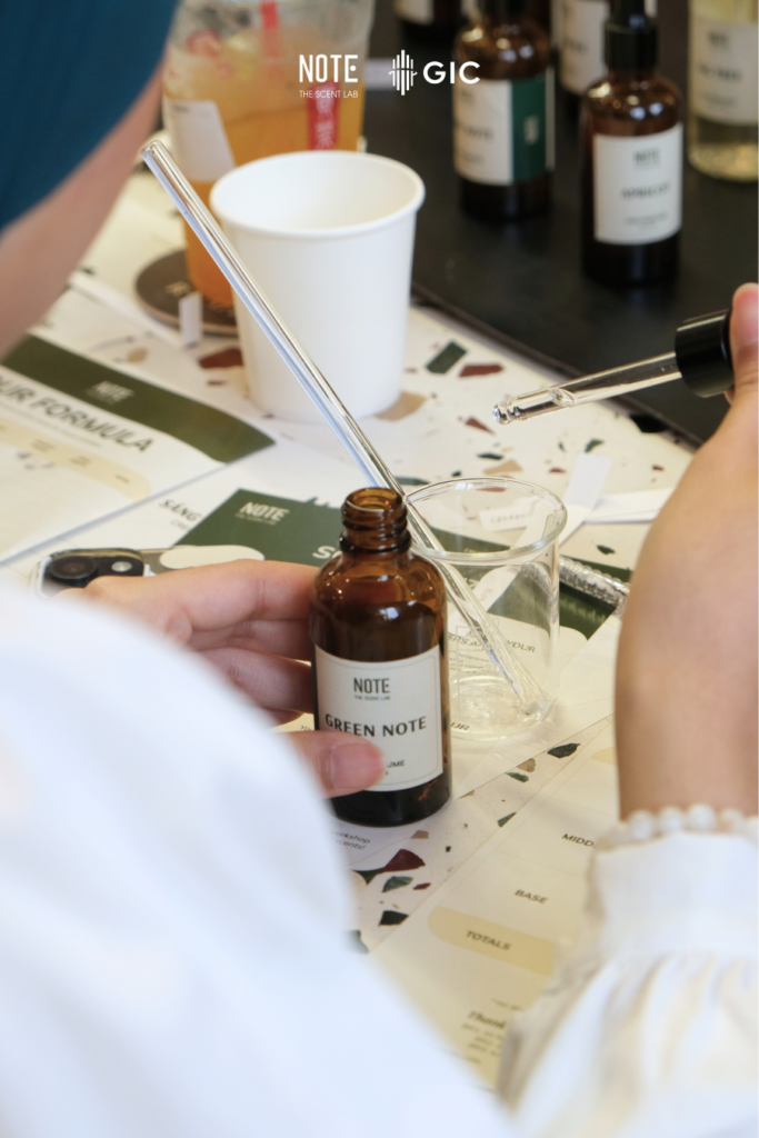corporate perfume making workshop in Vietnam