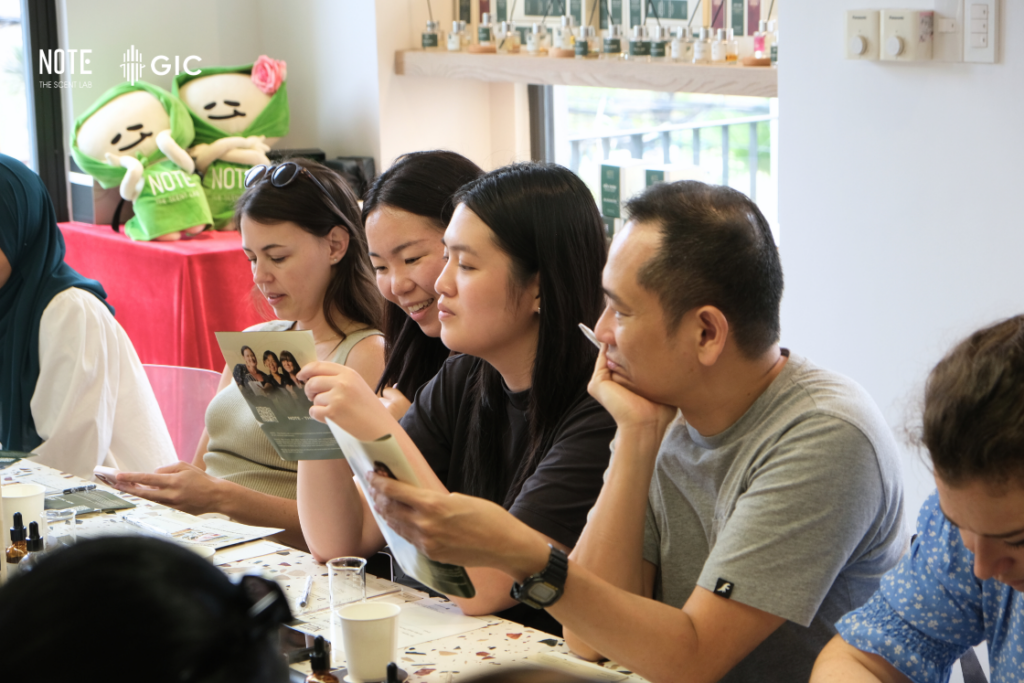 corporate perfume making workshop in Vietnam