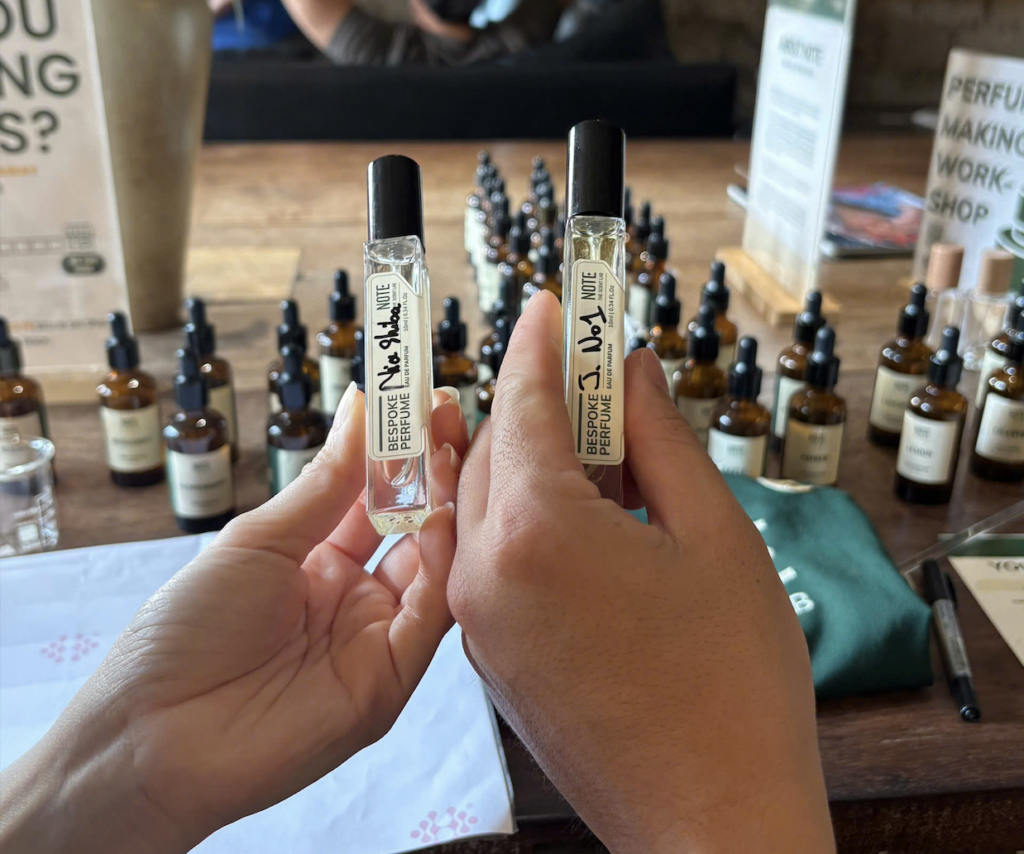 Bespoke perfume making workshop DIY Perfume workshop Hanoi Note   The Scent Lab