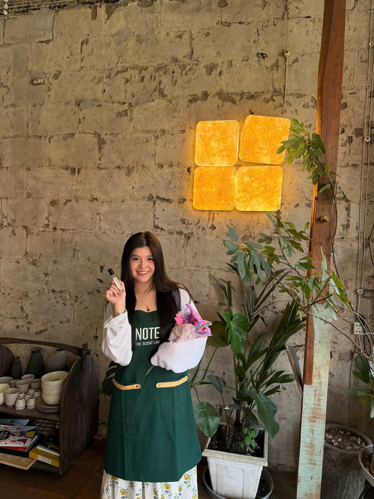 Finished perfume bottles at NOTE workshop near Ben Thanh
