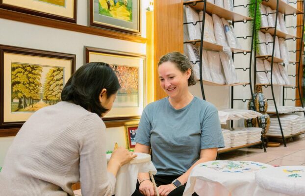 Embroidery Workshop in an Ancient House Unique experiences in Hanoi Traditional Vietnamese hand embroidery