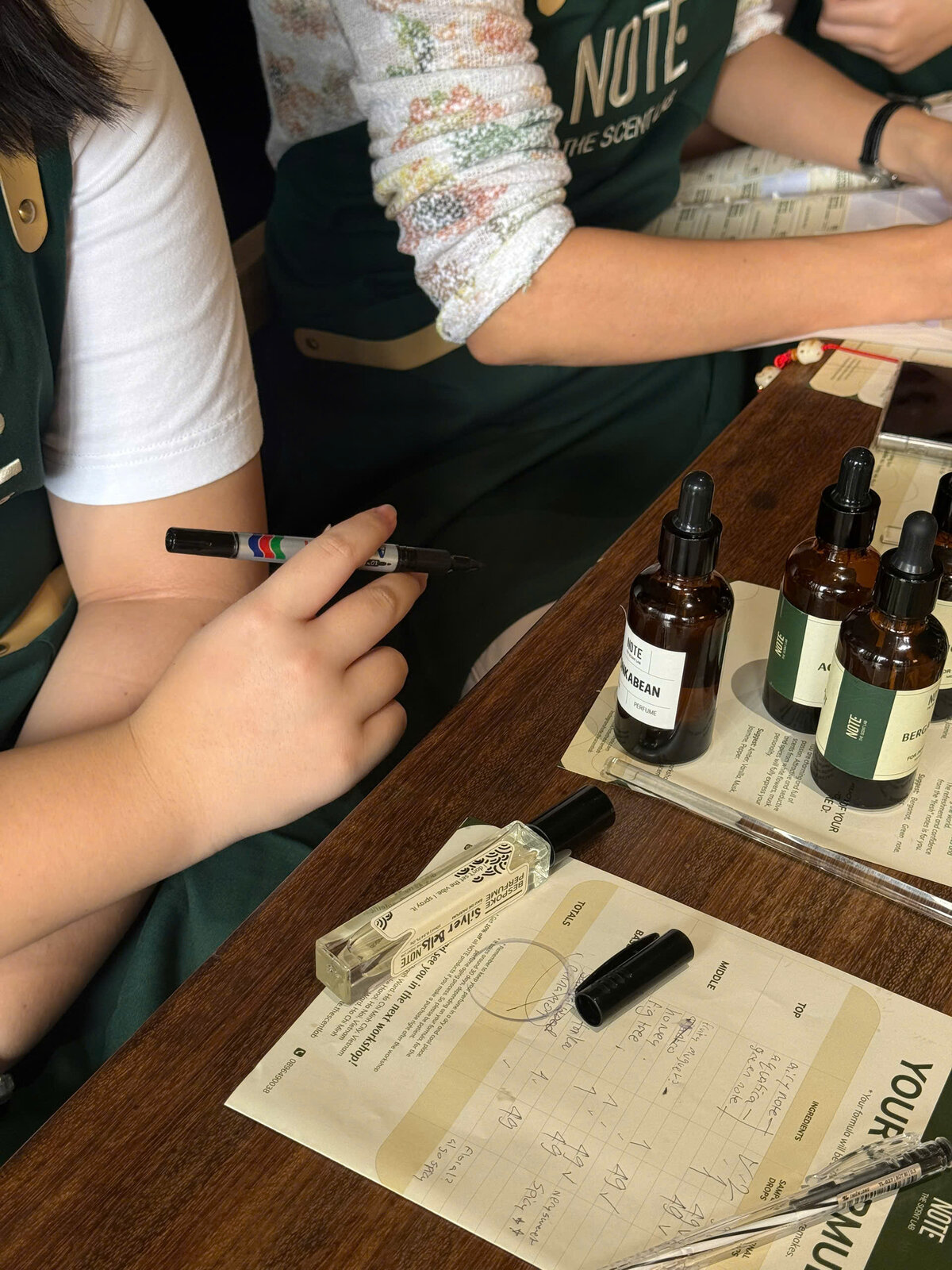 Perfume workshop at NOTE The Scent Lab Saigon