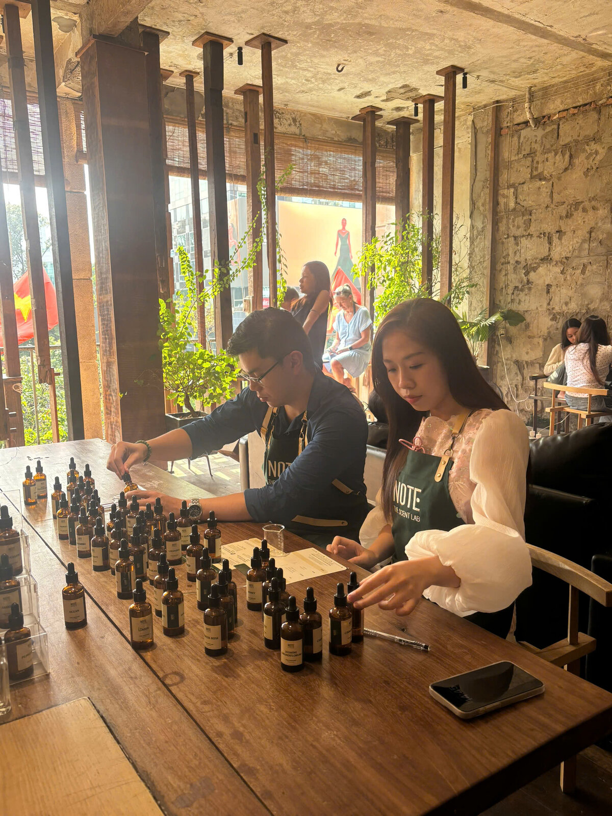 unique things to do Ho Chi Minh City  creating custom scent at NOTE The Scent Lab