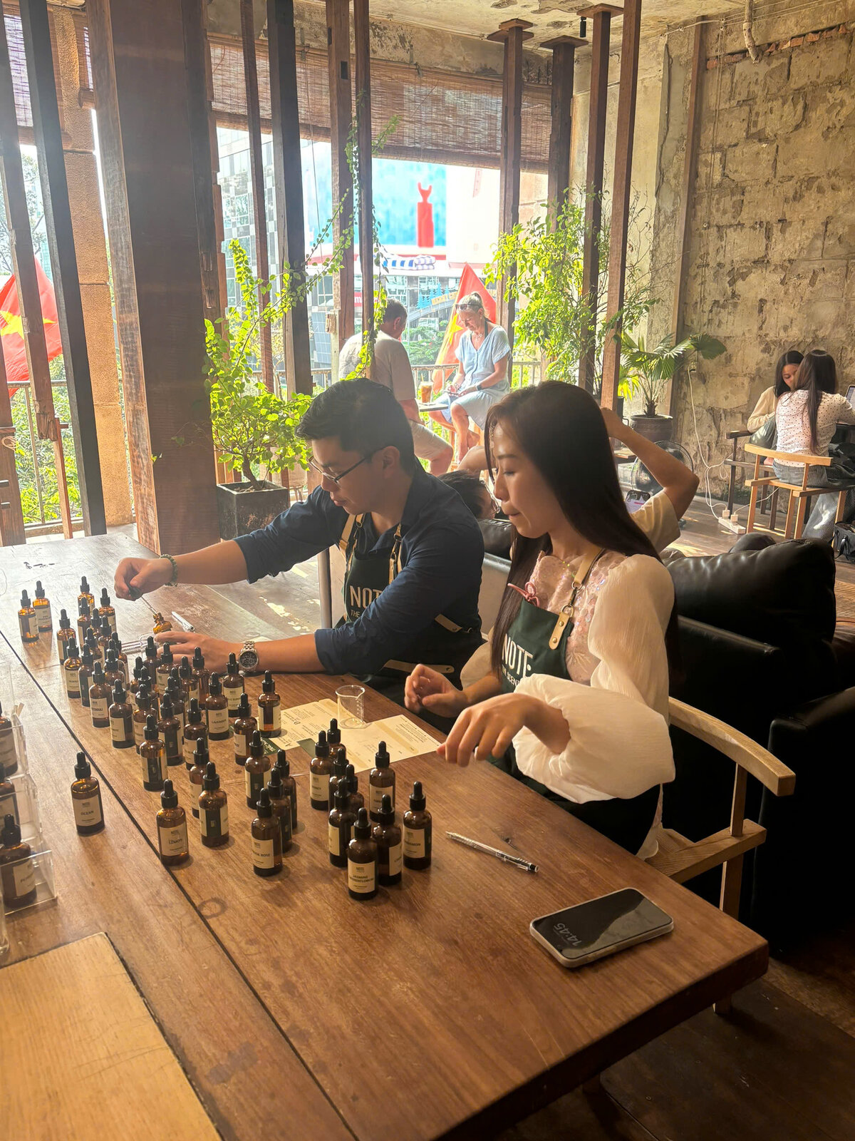 hinoki perfume Vietnam  NOTE The Scent Lab workshop experience 1