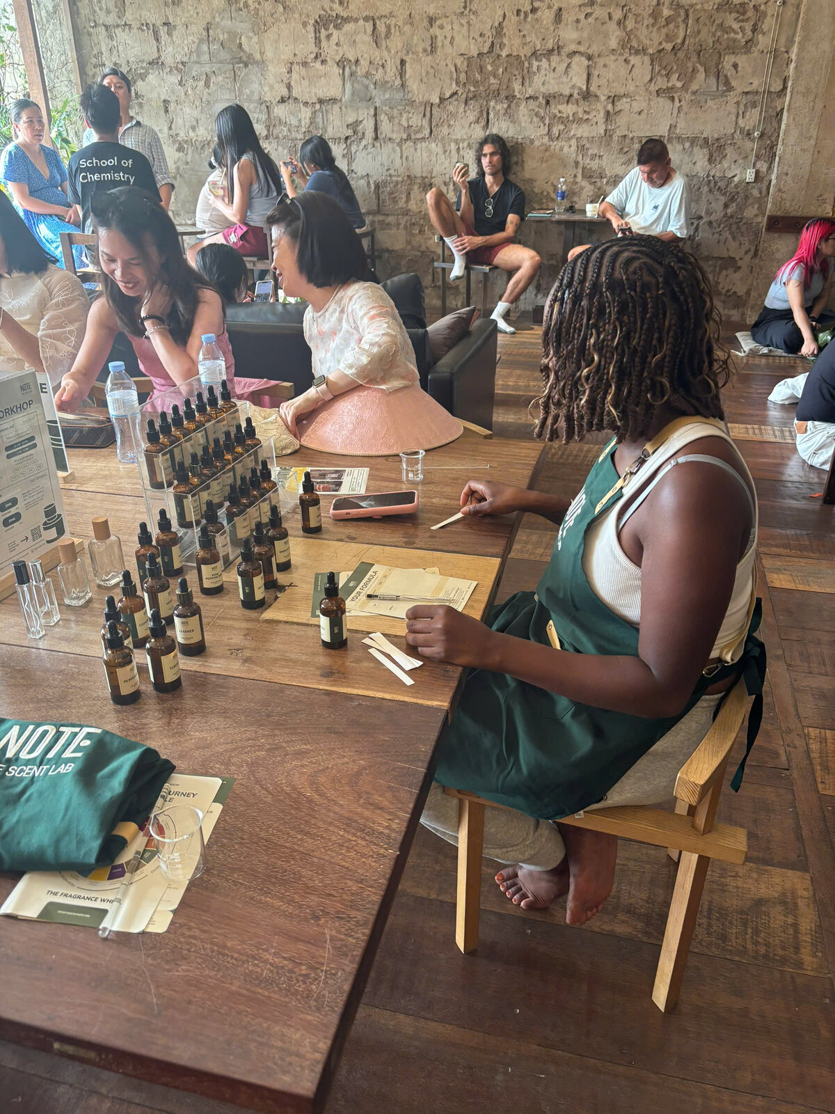 Raw materials for involuntary olfactory memory at NOTE workshop