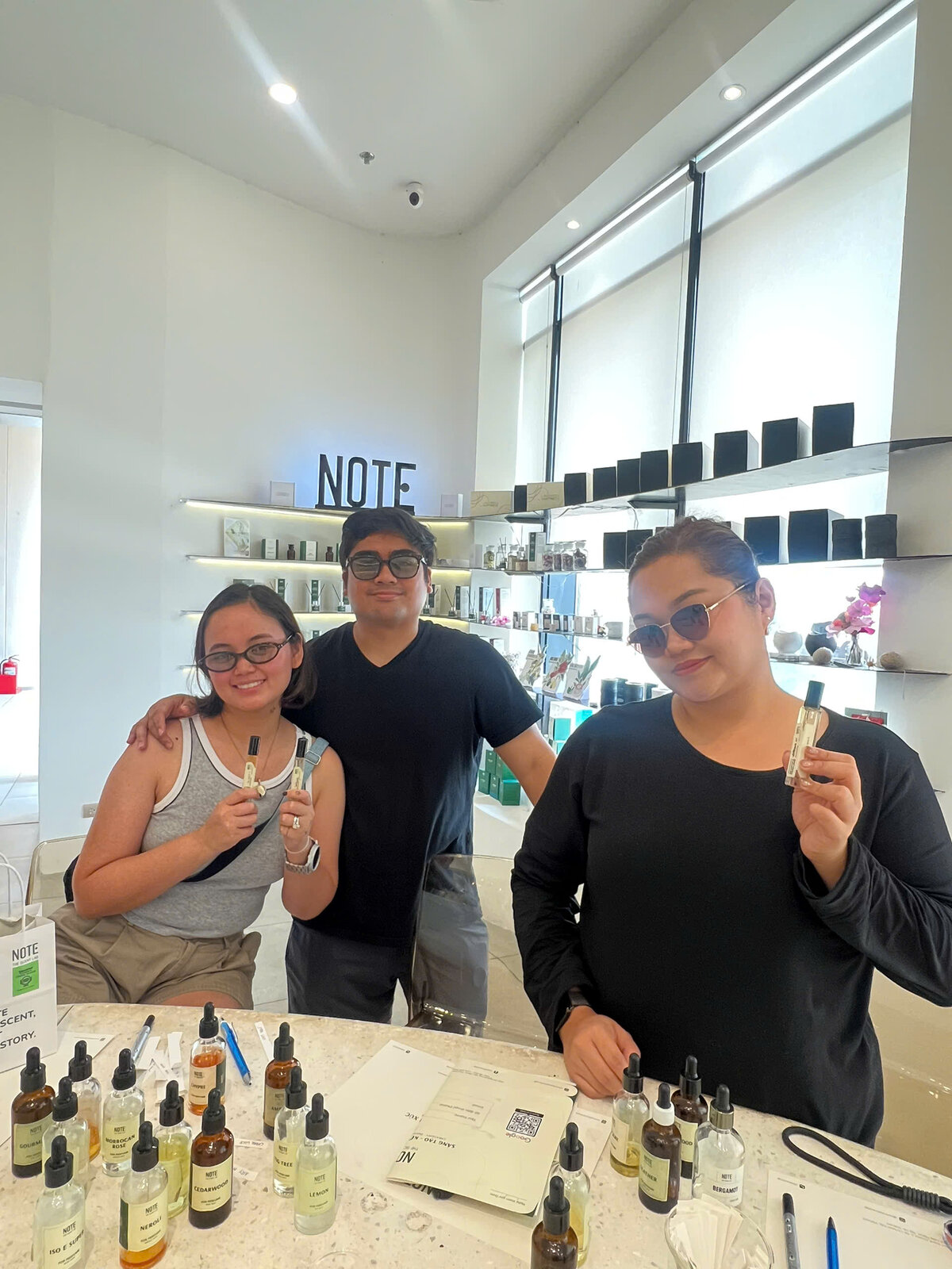 Custom fragrance souvenir mindful travel Vietnam NOTE