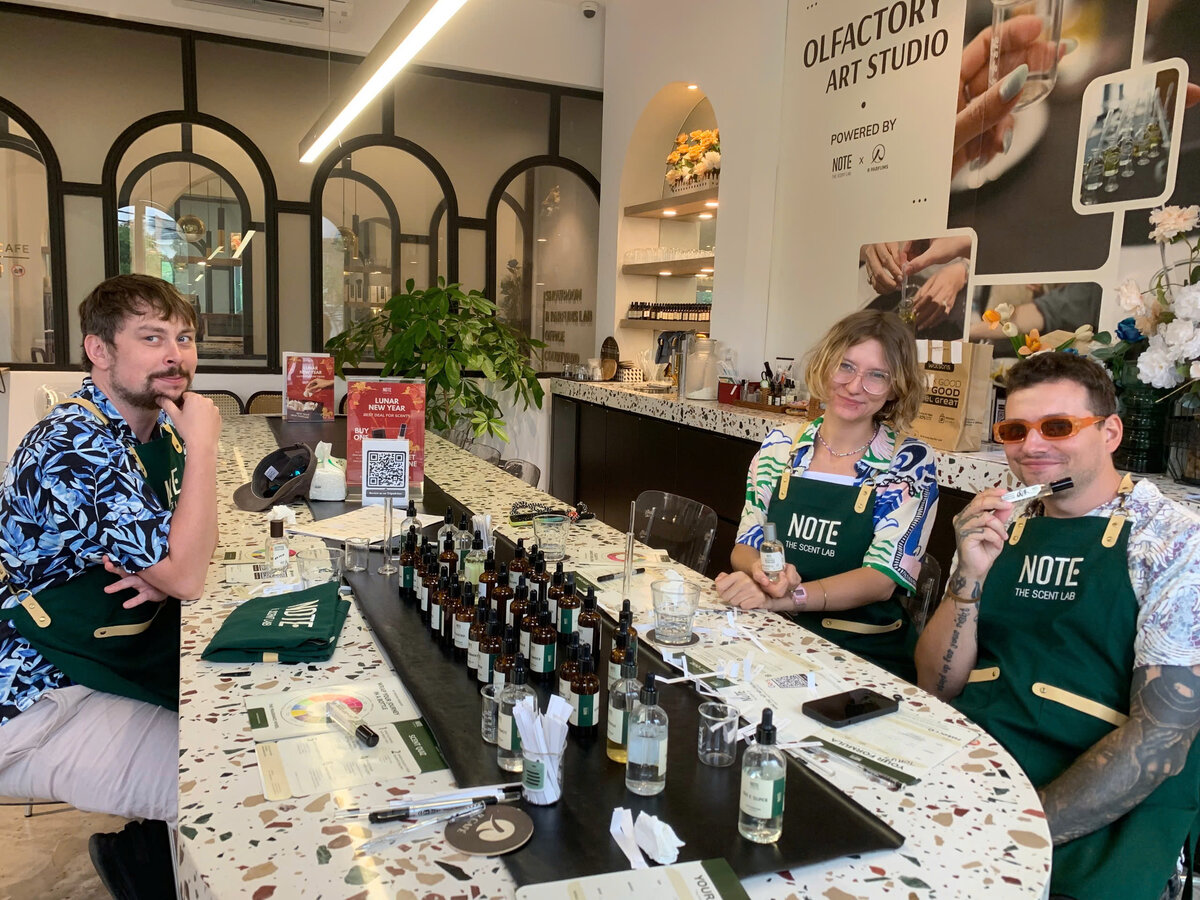 西贡香水工坊在NOTE工作室创建定制香水