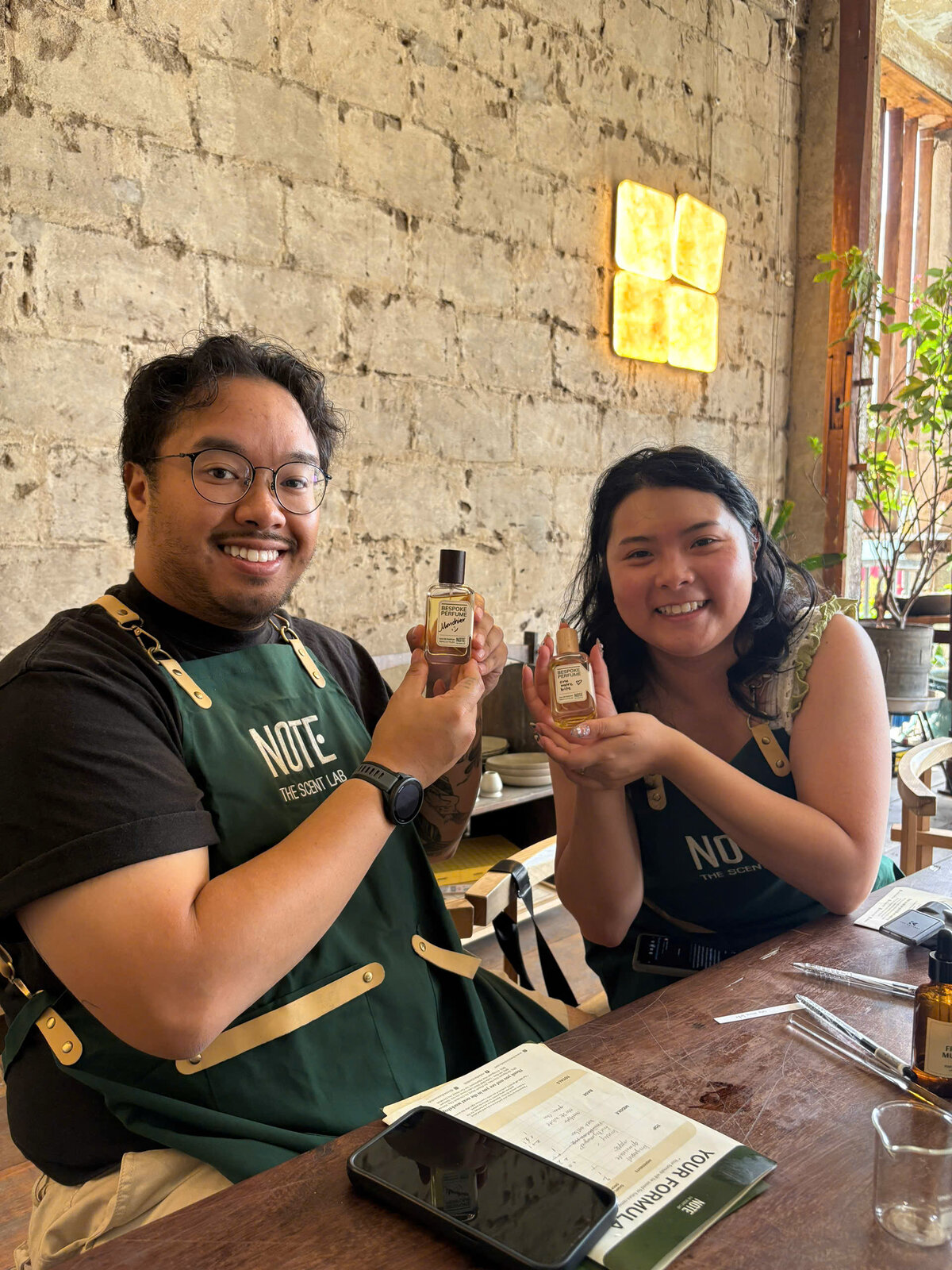 uniquethingstodo1036 Perfume Workshop by NOTE The Scent Lab coastal fragrance creation at NOTE The Scent Lab workshop