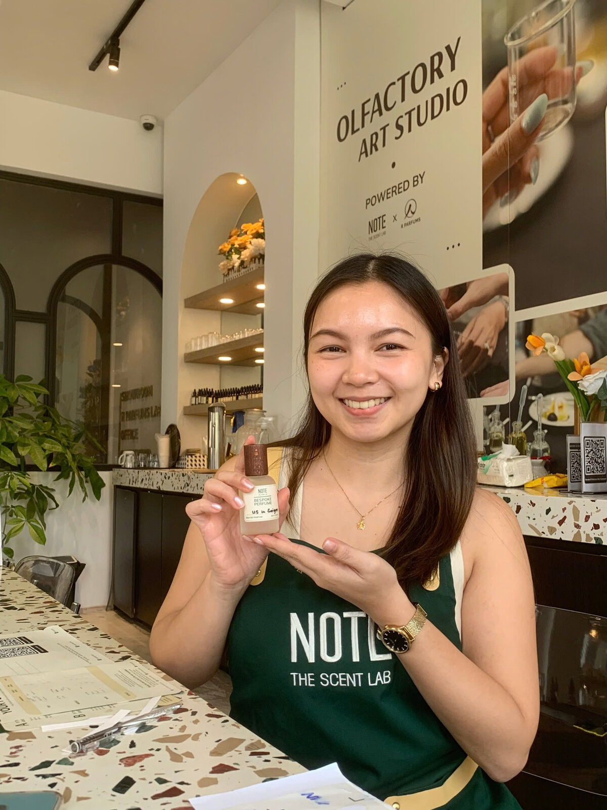 在NOTE The Scent Lab Thao Dien制作个人签名香水