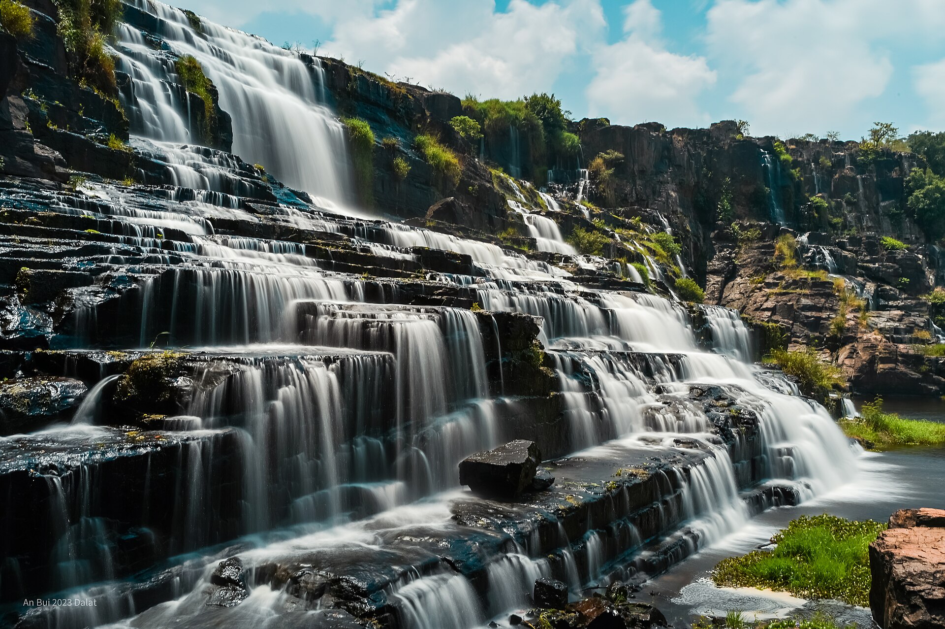 Da Lat Vietnam waterfall  destination scenery for NOTE The Scent Lab