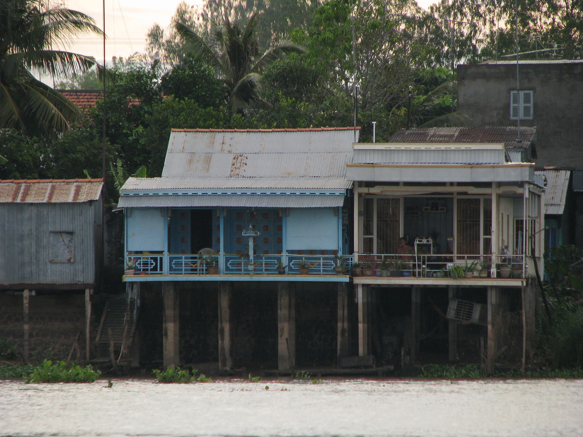 Mekong Delta Vietnam riverside village  destination scenery for NOTE The Scent Lab