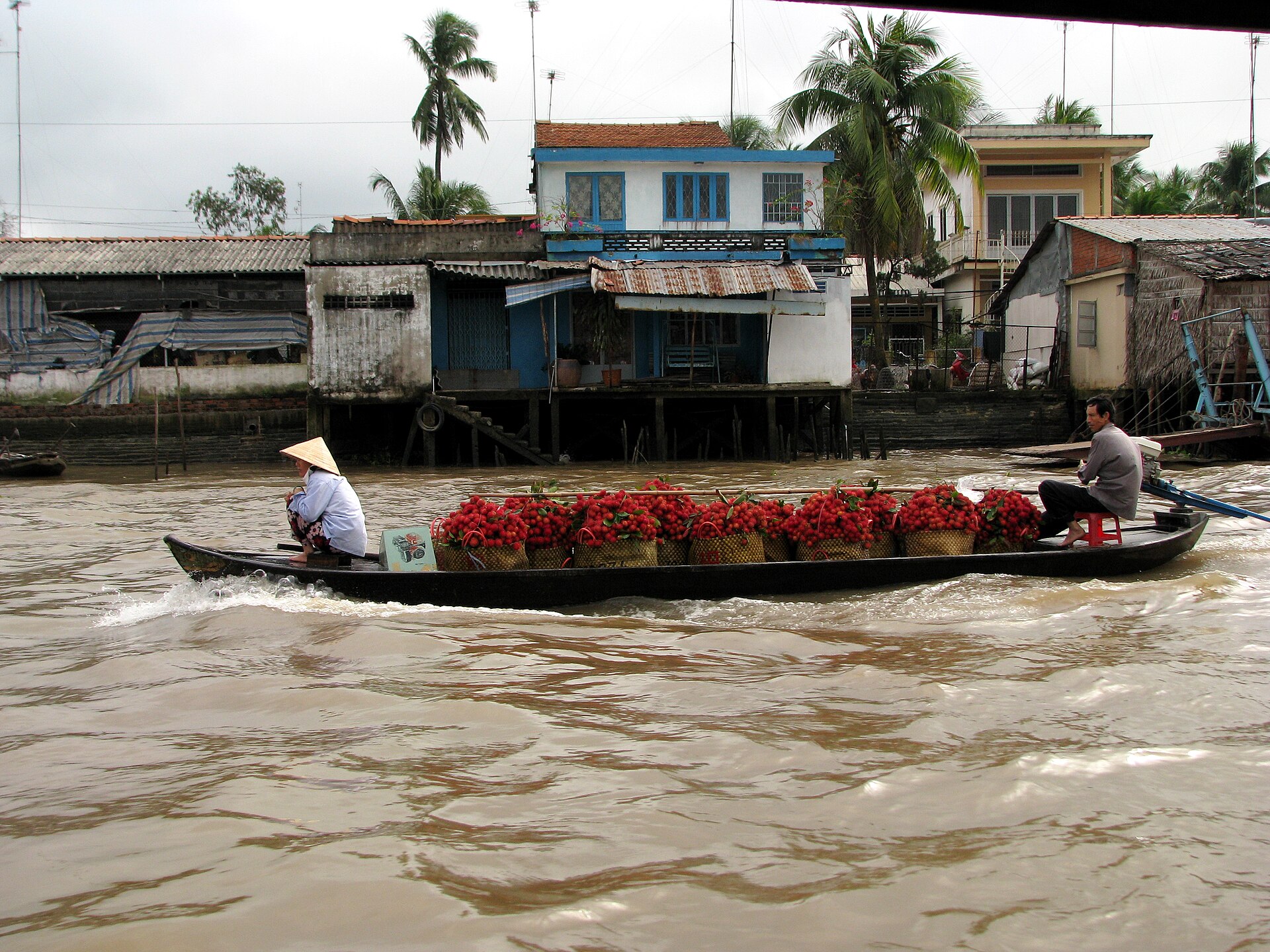 Mekong Delta Vietnam canal boat market  destination scenery for NOTE The Scent Lab