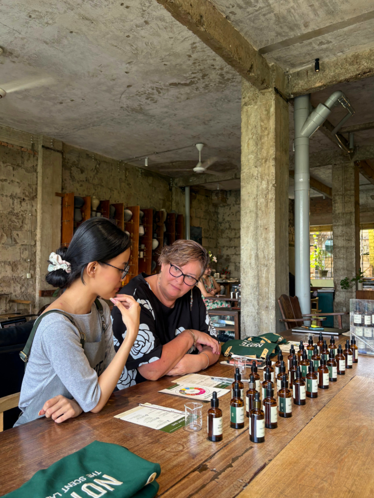 behind the scent customer story perfume workshop note the scent lab