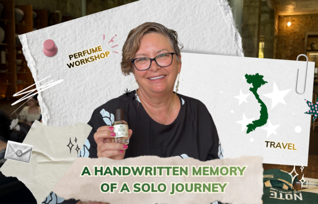 13 A handwritten memory of a solo journey Perfume Workshop by NOTE The Scent Lab behind the scent customer story perfume workshop
