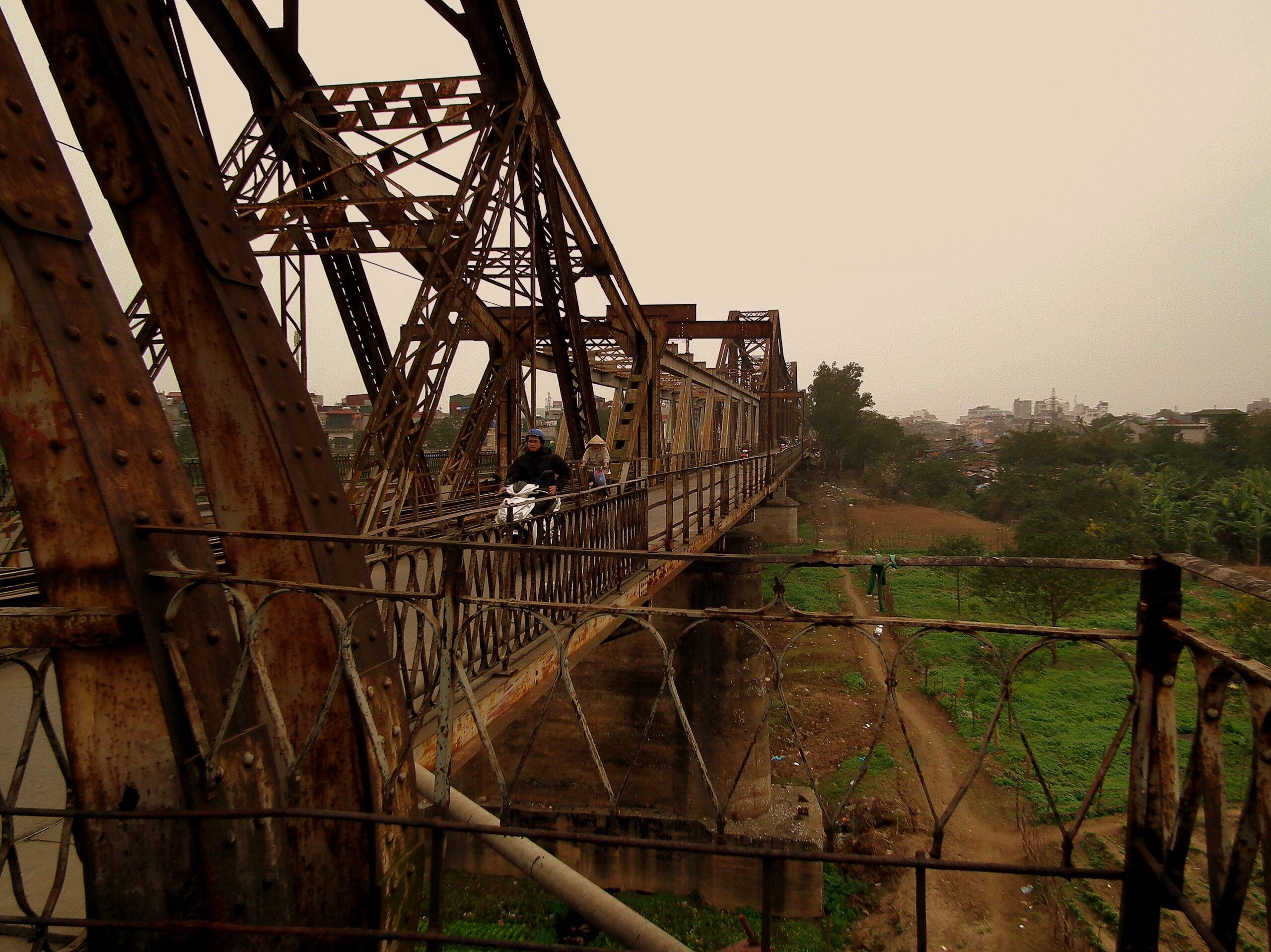Long Bien Bridge, the French-era iron Hanoi attraction across the Red River