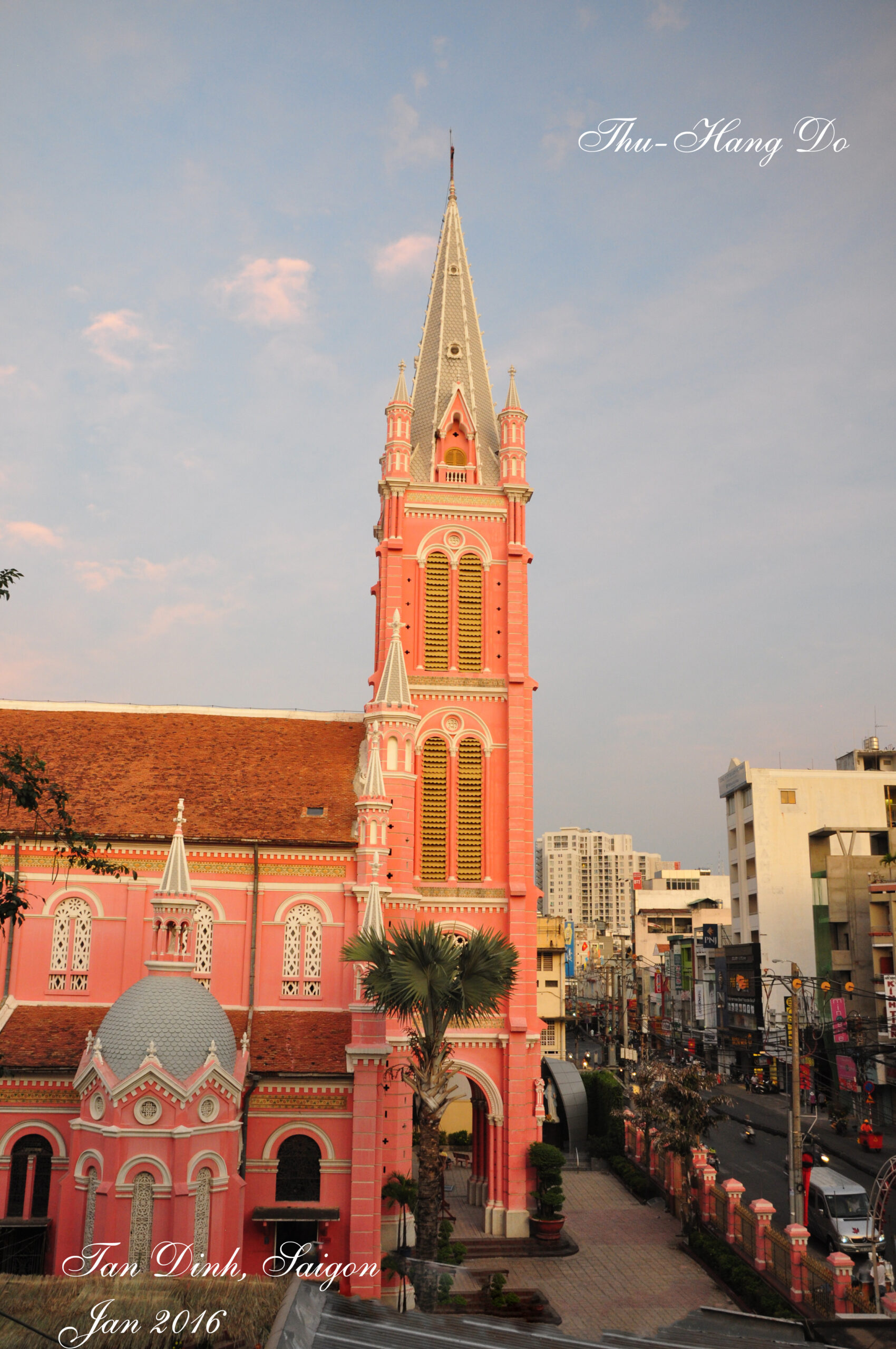 Tan Dinh Pink Church, an Instagram-famous Saigon top attraction in District 3