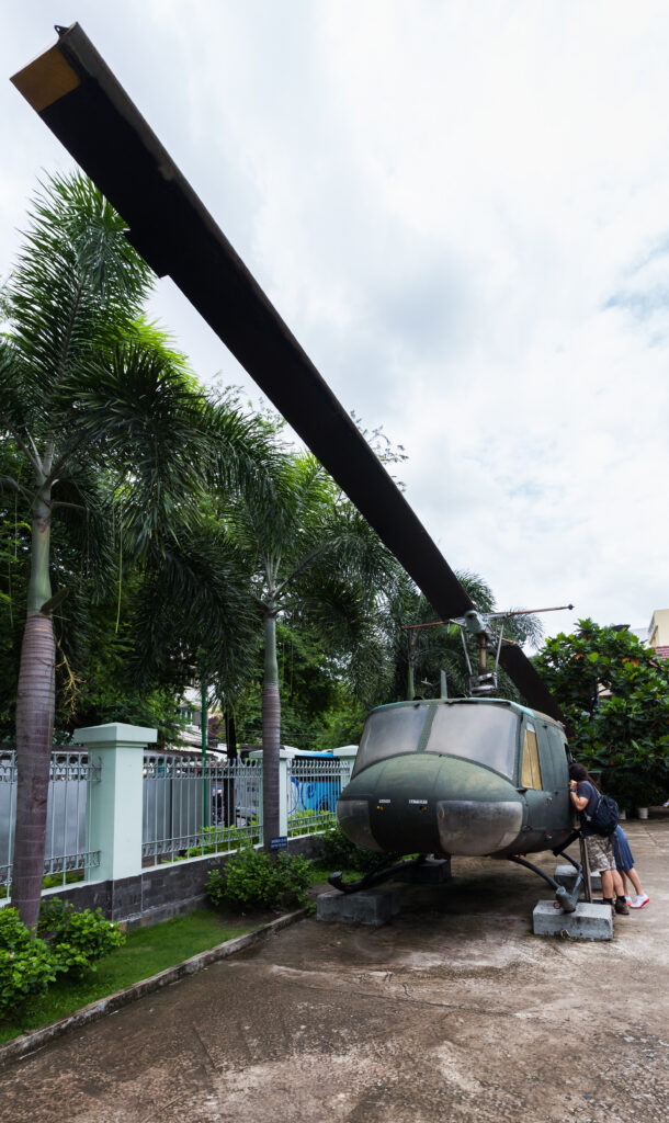 War Remnants Museum District 3 Ho Chi Minh City UH-1H Huey helicopter outdoor exhibit